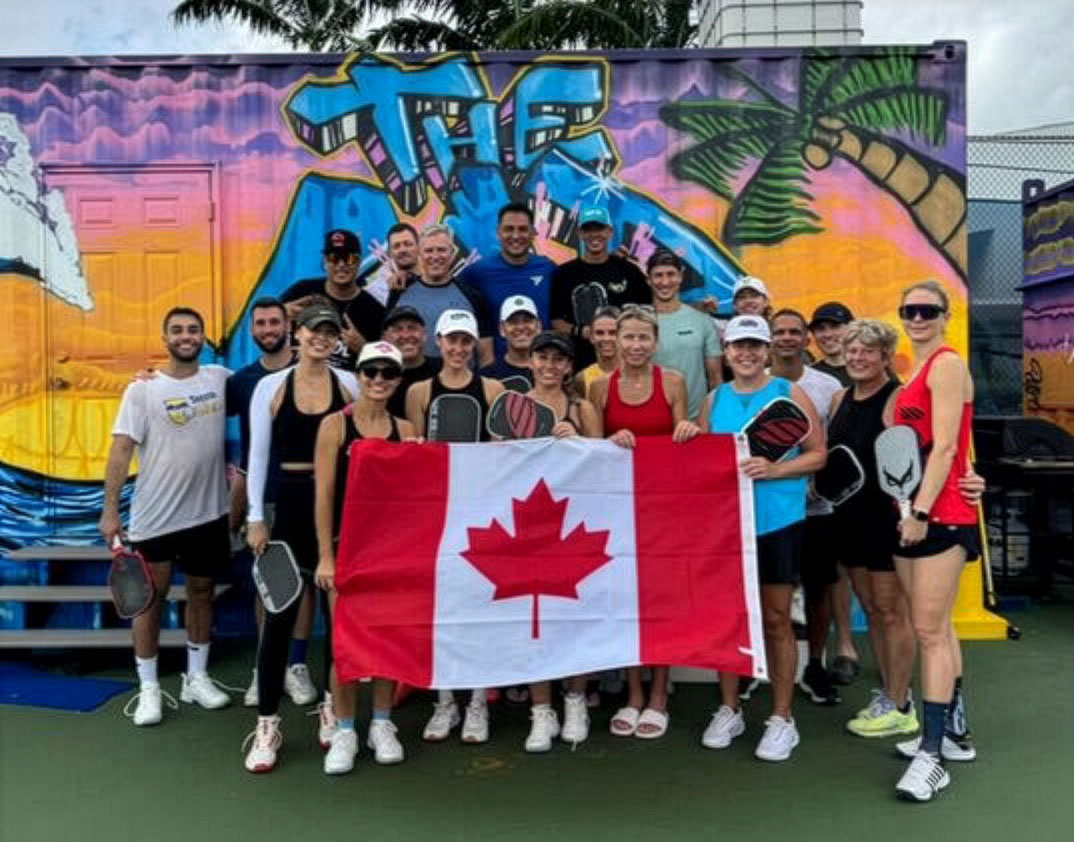 Pictured above: Full Team Canada players and staff.